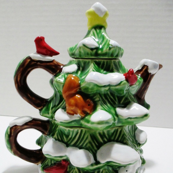 Garden Ridge Holiday Christmas Tree Teapot Cup Poshmark